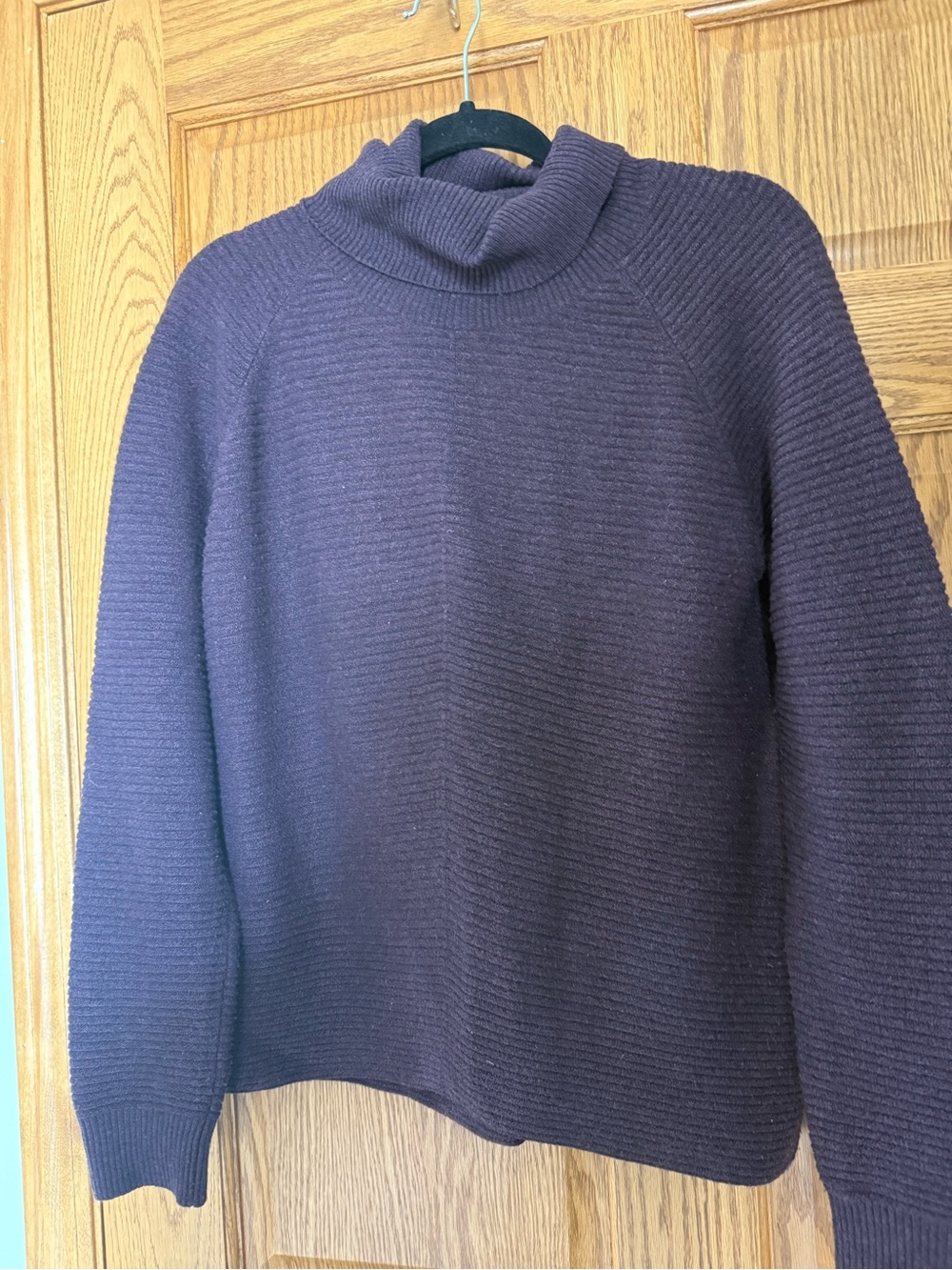 Kuhl Plum Ribbed Turtleneck Sweater